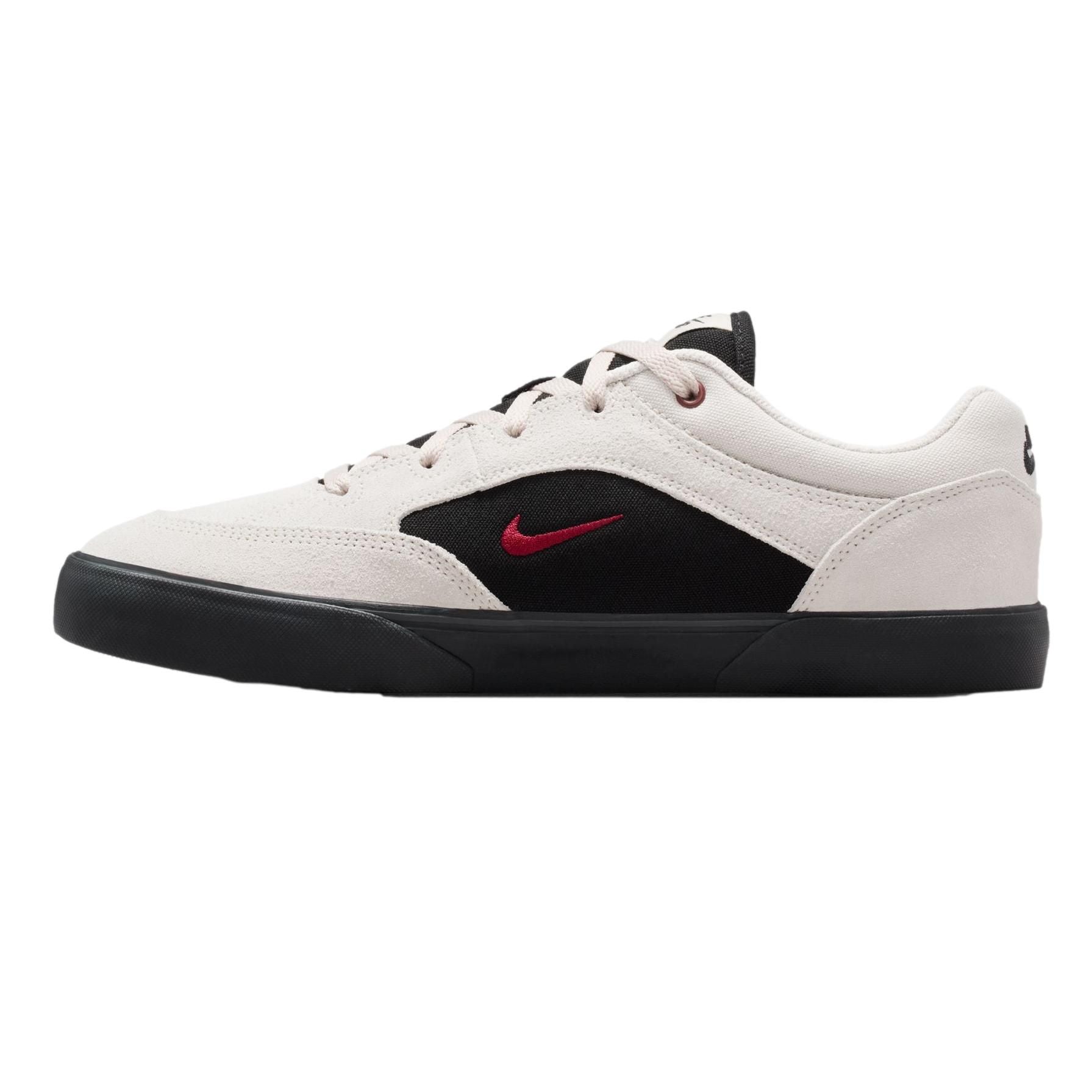 Nike SB Malor Mens Skate Shoe Cream/Black/Red