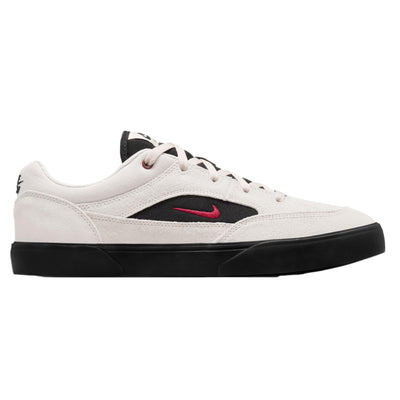 Nike SB Malor Mens Skate Shoe Cream/Black/Red