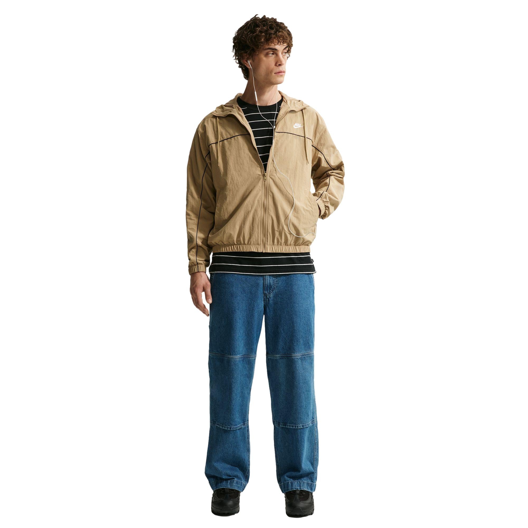 Nike Club Athlete Hooded Jacket Beige