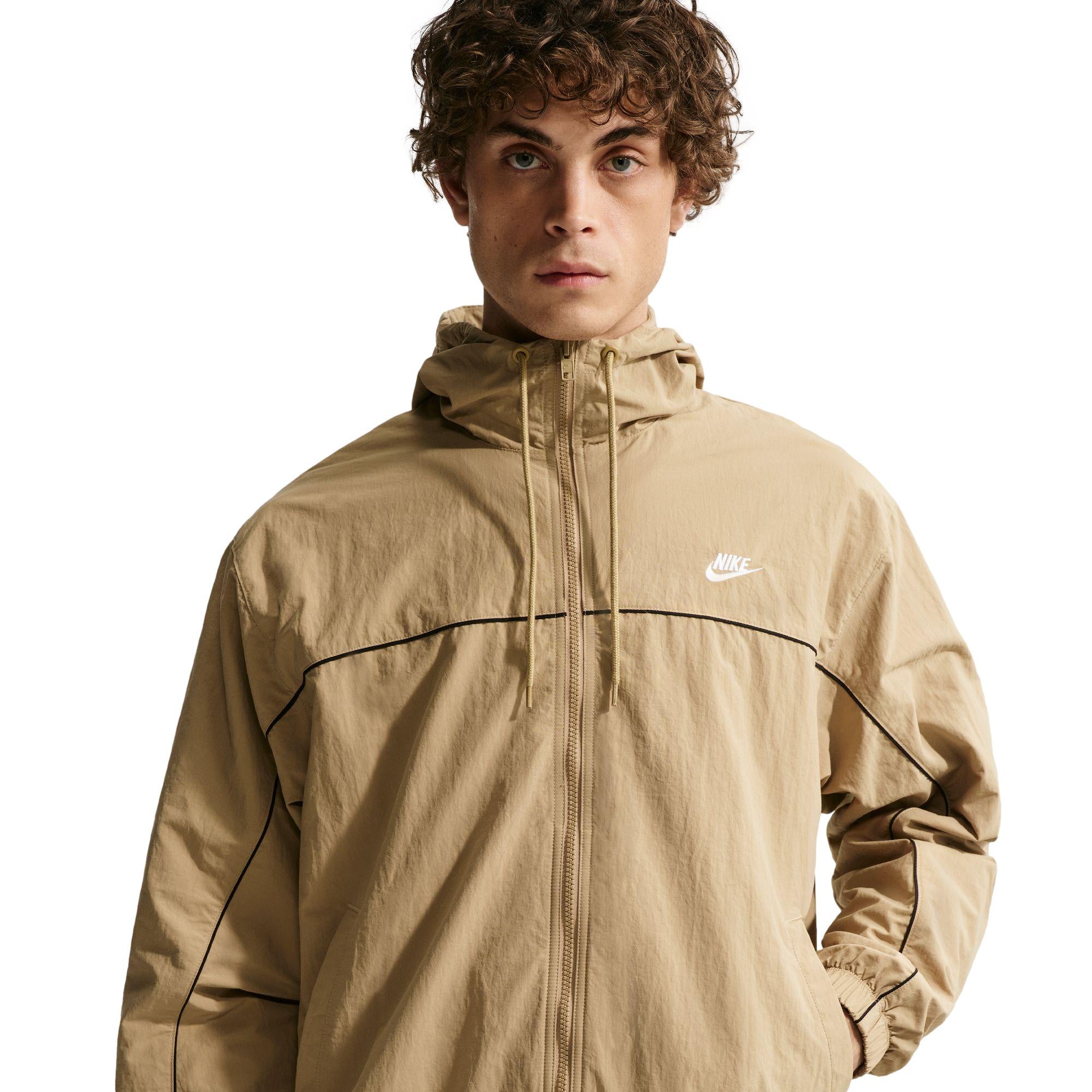 Nike Club Athlete Hooded Jacket Beige