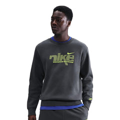Nike Club Sportswear Crew Anthracite / Volt