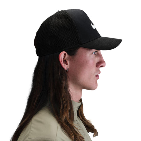 Nike Rise Swoosh Trucker Black