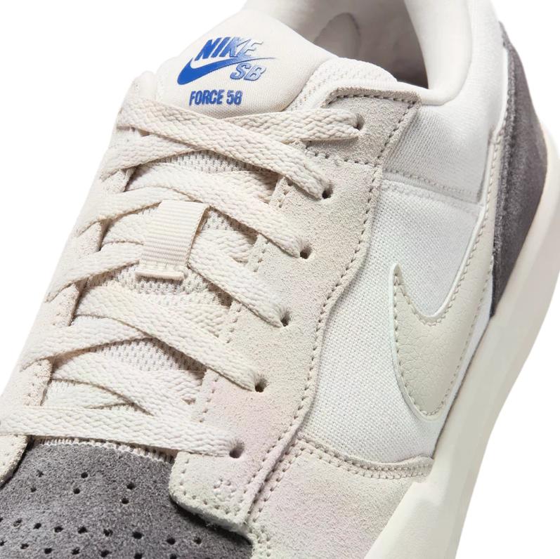Nike SB Force 58 Mens Skate Shoe Phantom / Light Orewood Brown