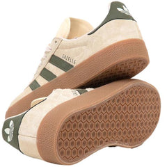 Adidas Gazelle ADV Shoe Ecrtin Brown / Olive / Gum