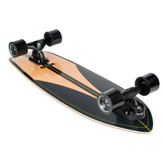 Carver Black Label C7 Coal Satin Complete Surf Skate 32.5" x 10"