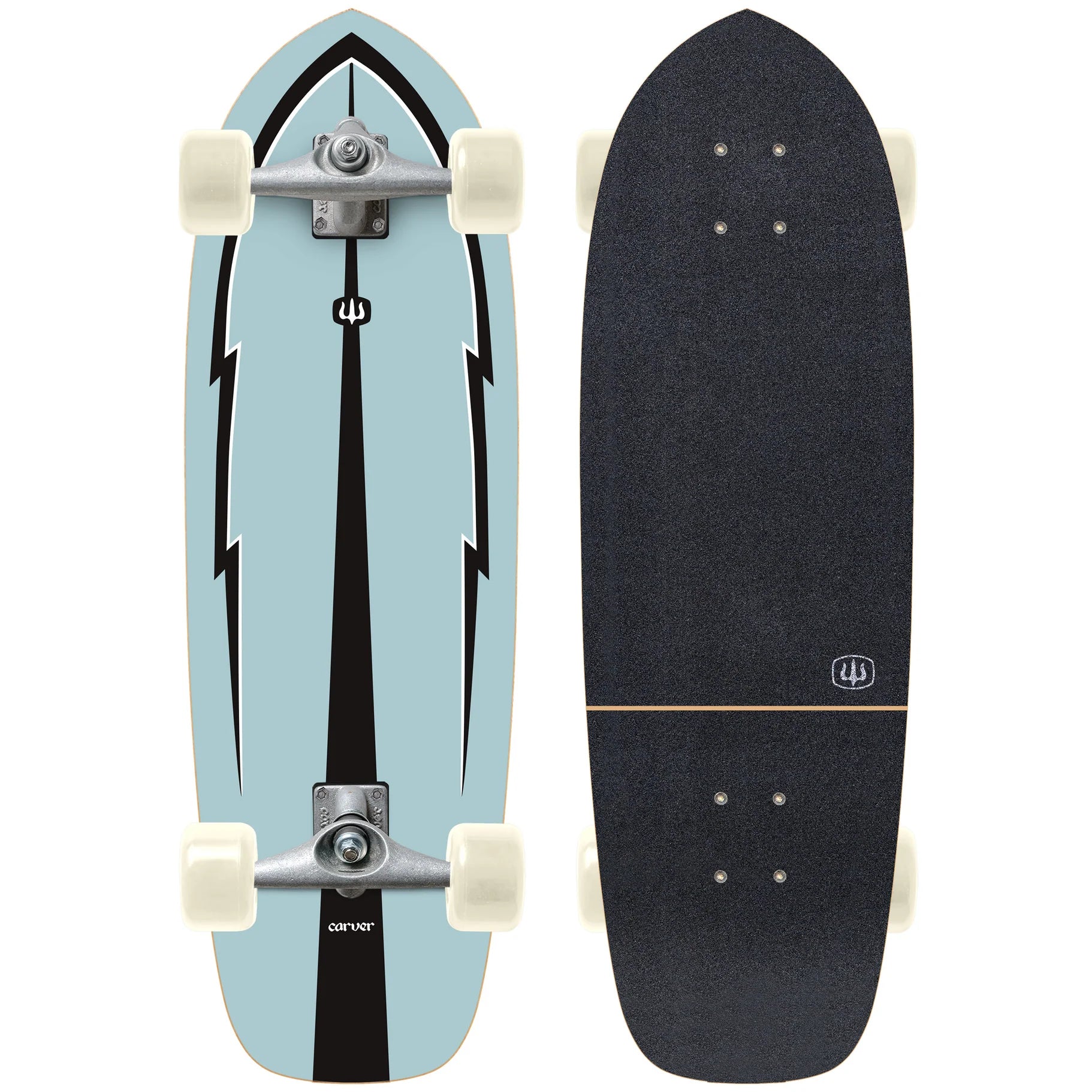 Carver Blue Thunder CX Raw Complete Surf Skate 30.75" x 9.75"