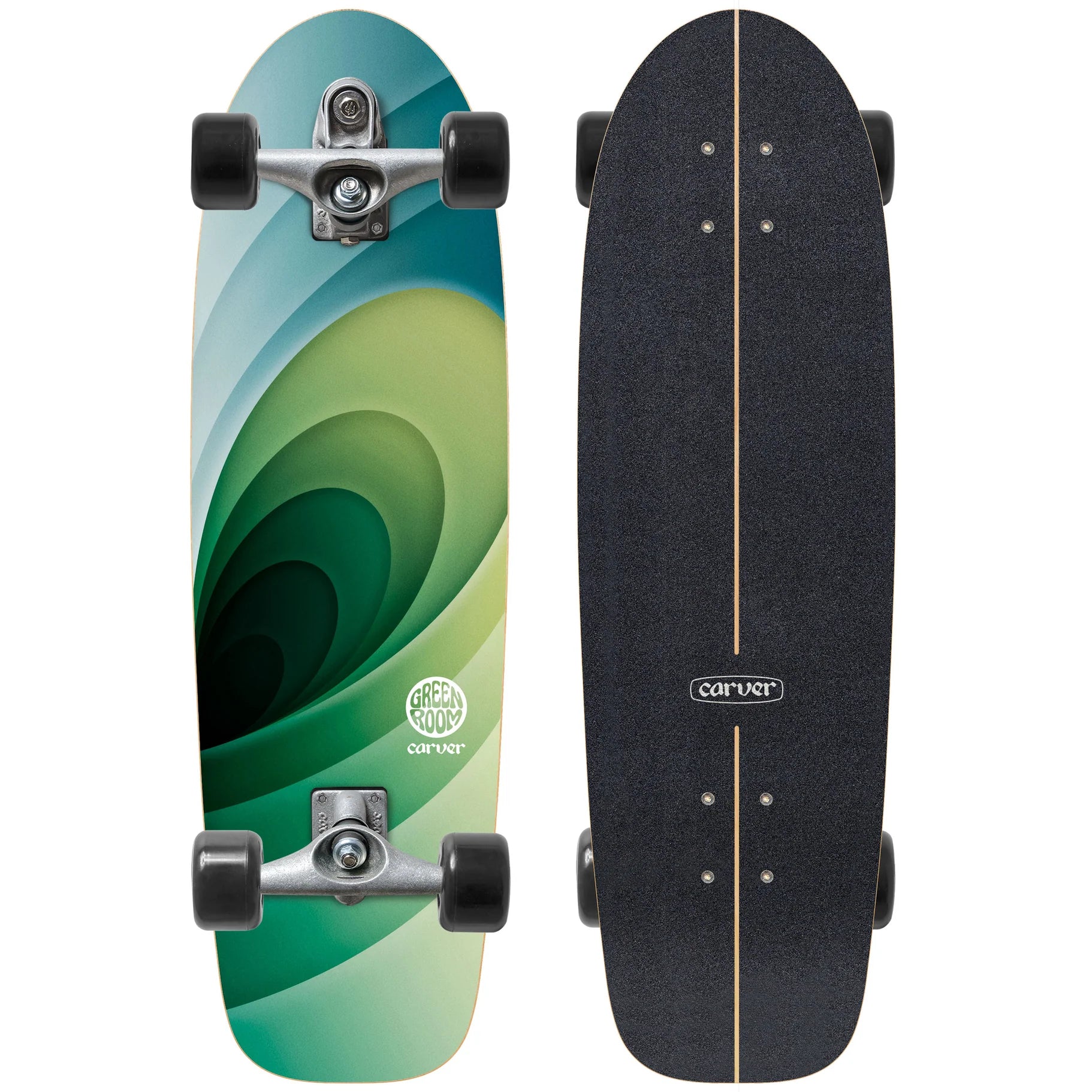 Carver Greenroom C7 Raw Complete Surf Skate 34" x 10"