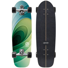 Carver Greenroom C7 Raw Complete Surf Skate 34" x 10"