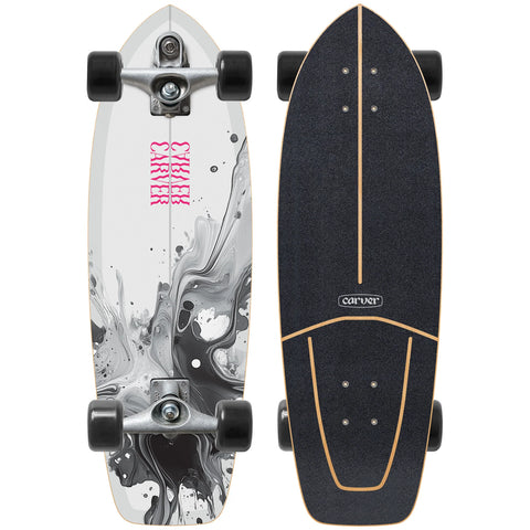 Carver Resin C7 Raw Complete Surf Skate 31" x 9.8"