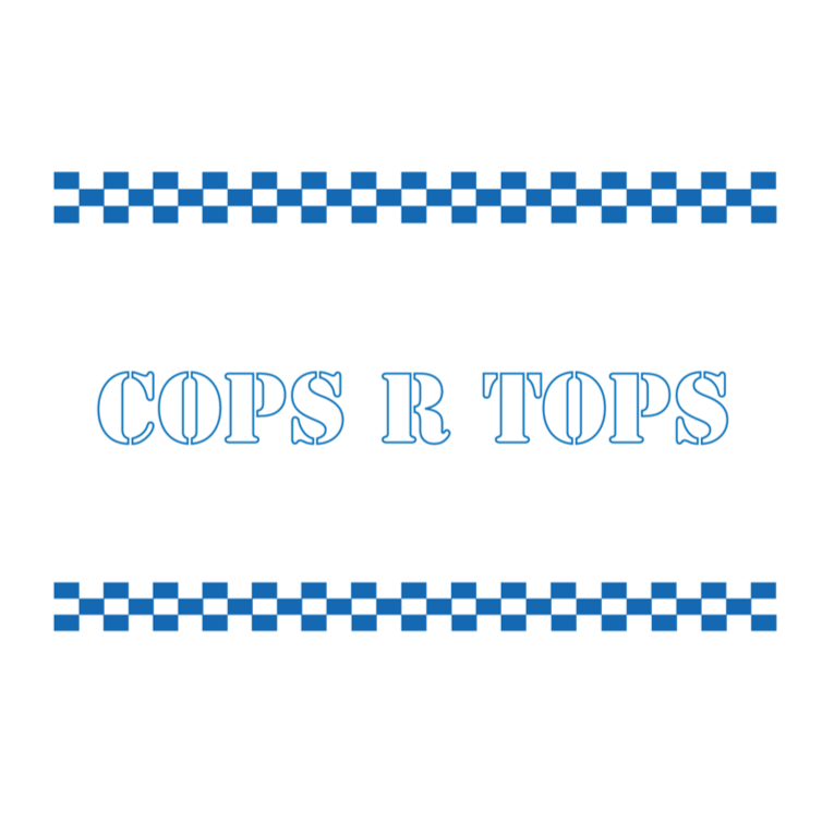 Cops R Tops Eggshell Stickers 50 Pack