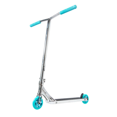 CORE SL3 Mini Complete Stunt Scooter - Chrome/Teal