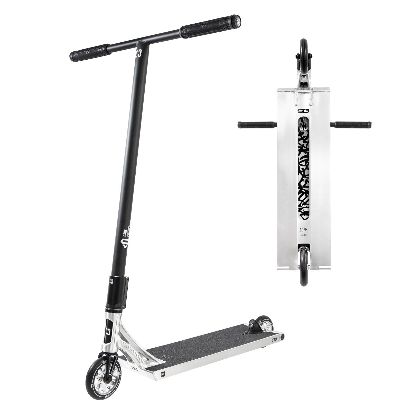 CORE ST3 Complete Stunt Scooter - Polished / Black