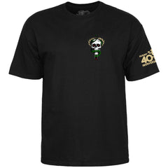 Powell Peralta 40th Anniversary Skull & Snake Black Tee