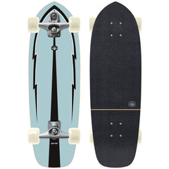 Carver Blue Thunder C7 Raw Complete Surf Skate 30.75" x 9.75"
