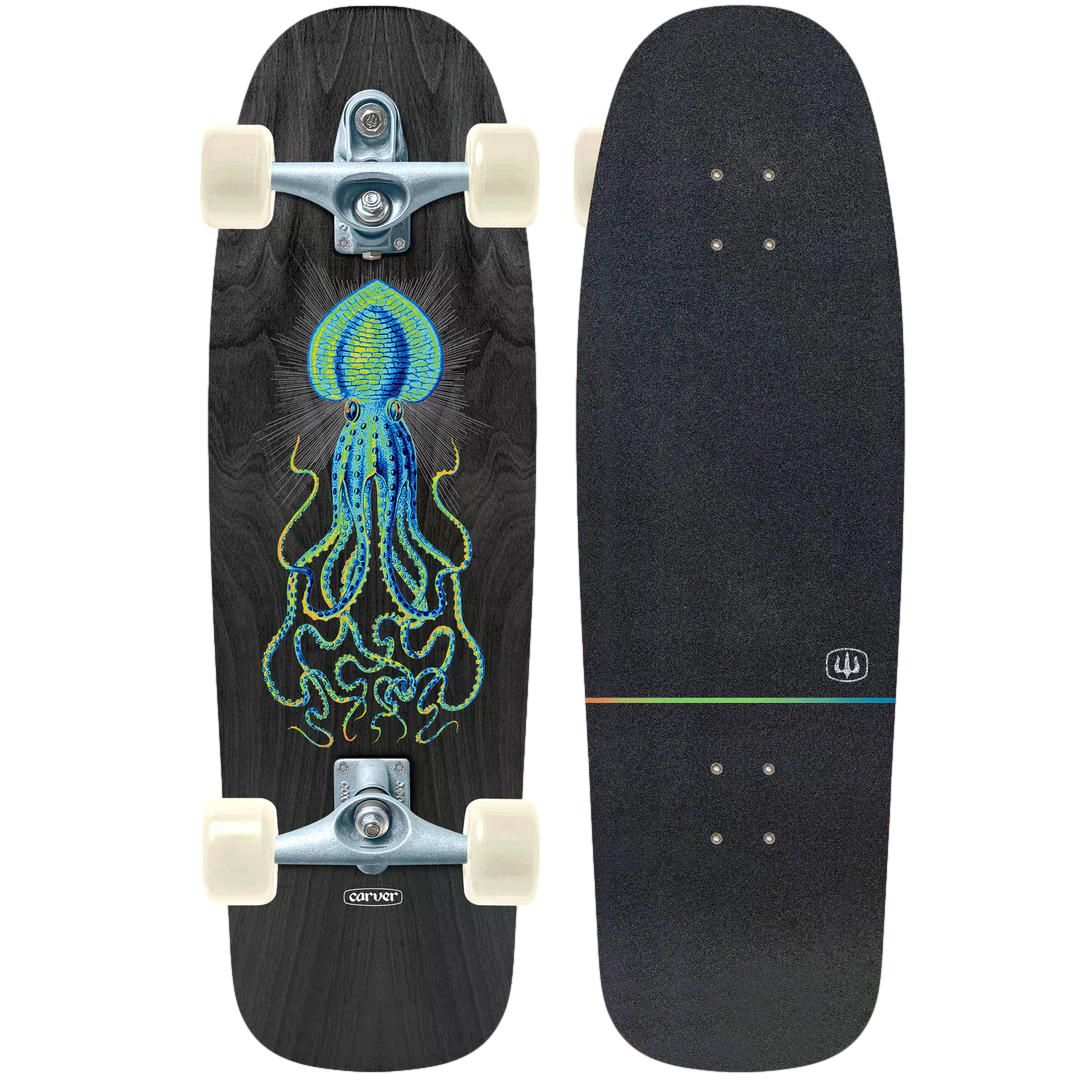 Carver Enigma C7 Impala Blue Complete Surf Skate 30.75" x 9.75"