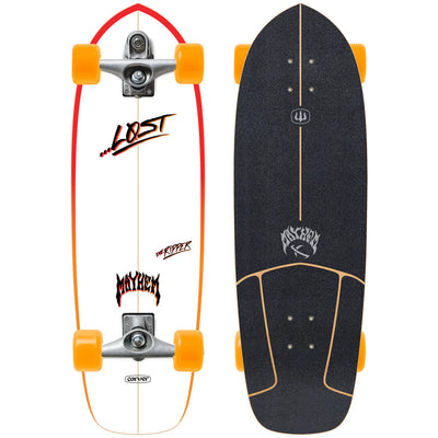 Carver X ...LOST C7 Raw Complete Surf Skate 30.75" x 9.75"