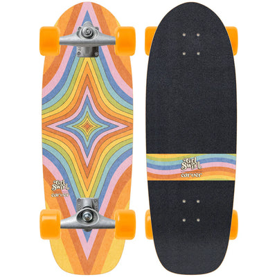 Carver GRLSWIRL Daydream CX Raw Complete Surf Skate 28" x 9.25"