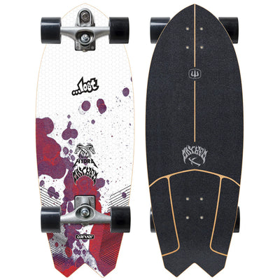 Carver X ...LOST Hydra C7 Raw Complete Surf Skate 29" x 10.5"