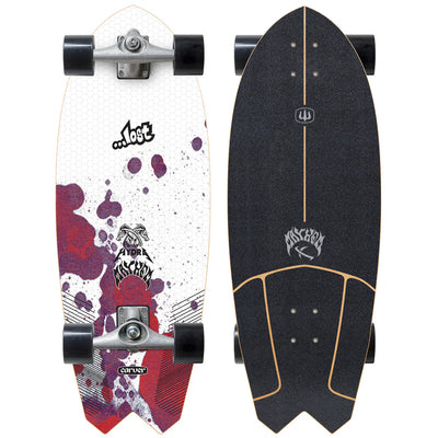 Carver X ...LOST Hydra CX Raw Complete Surf Skate 29" x 10.5"