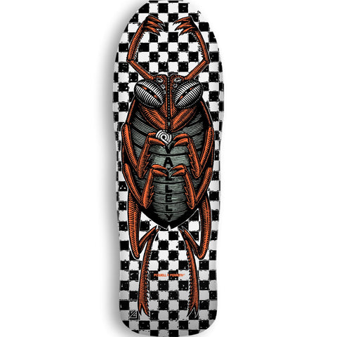 Powell Peralta Mike Vallely Bug Reissue Skateboard Deck White - 10 x 30.25