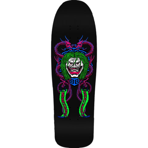 Powell Peralta Steve Caballero Mask Reissue Skateboard Deck Blacklight - 9.75 x 31.12