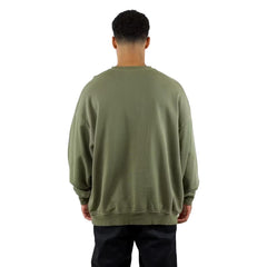 Dickies Classic Label Heavyweight Oversized Box Fit Sweatshirt Washed Dark Khaki