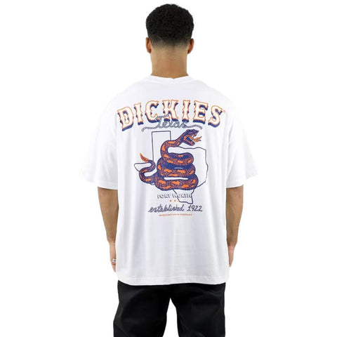Dickies Texas Snakes 330 Oversized Fit S/S Tee - White