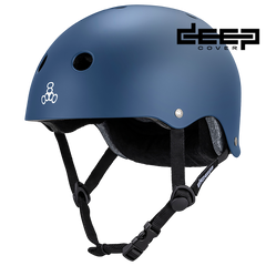 Triple 8 Deep Cover Helmet Navy Matte