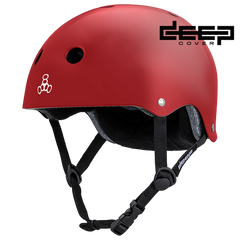 Triple 8 Deep Cover Helmet Red Glossy