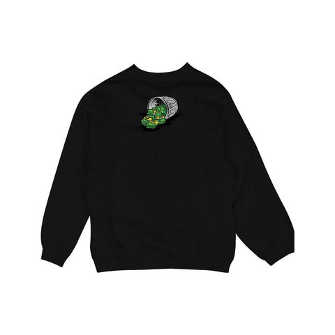 DGK Menace Crewneck Sweater Black