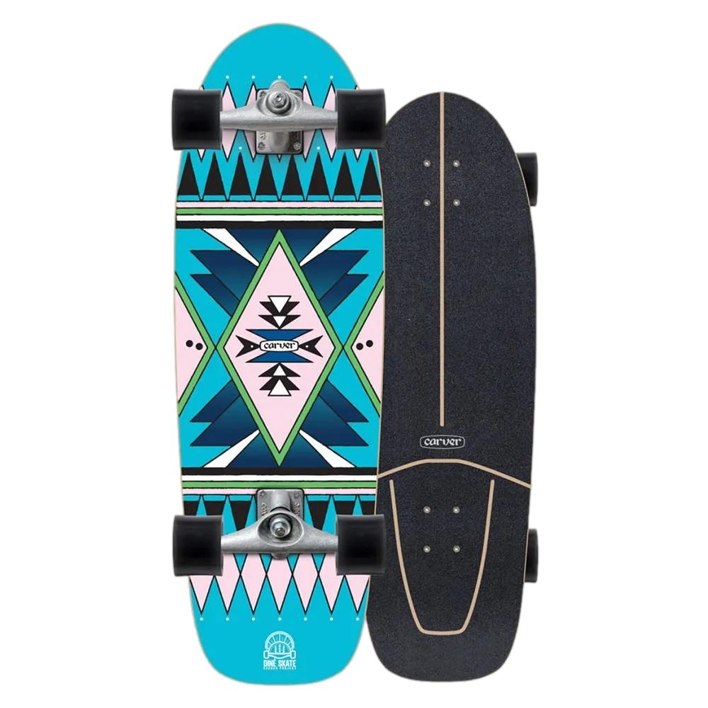 Carver Dine' Skate Garden CX Raw Surf Skate 31.25" x 9.875"