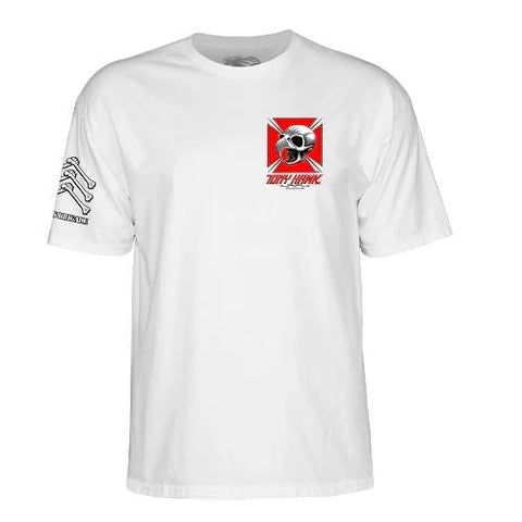 Powell Peralta Bones Brigade 17 Tony Hawk Tee White