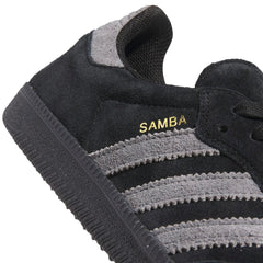 Adidas Samba ADV Unisex Skate Shoe Black Suede / Grey / Gold