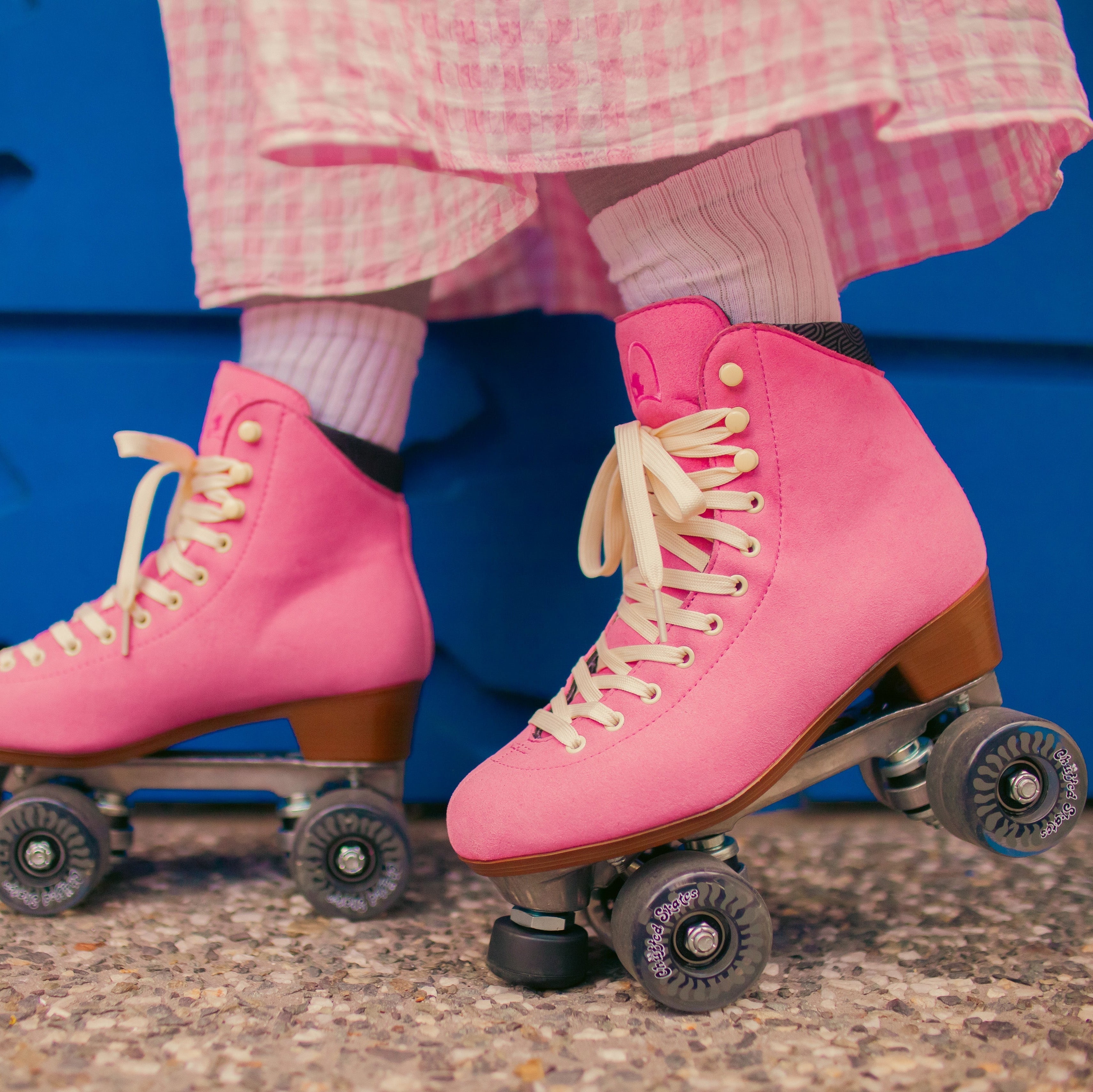 WANDERER Chuffed Skates - VEGAN PINK