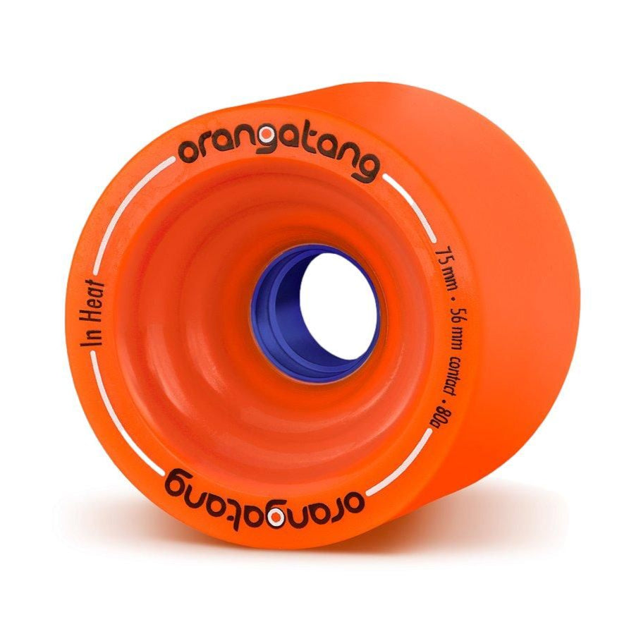 Orangatang In Heat Orange 75mm / 80a Longboard Wheels