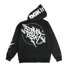 DGK x Ironlak Tag Zip Hood Black