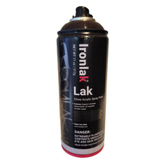 Ironlak Aerosol Spray Paint Sirum Black Red