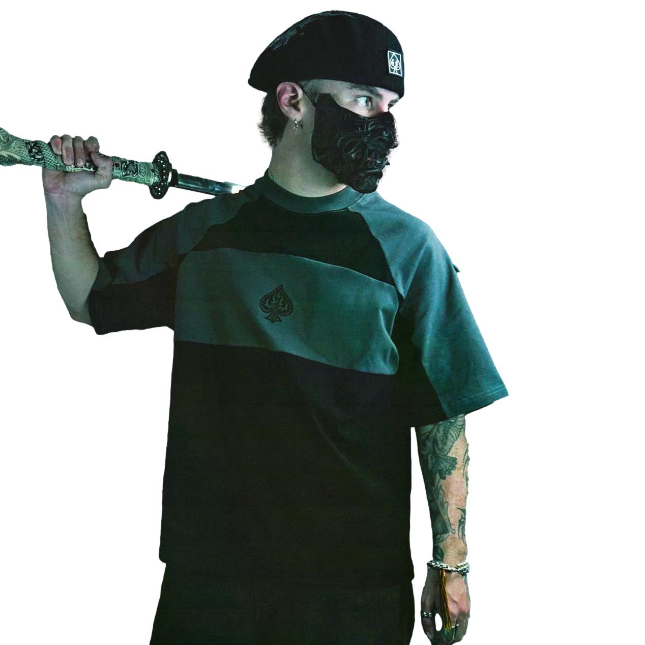 Gamble Cut & Sew Tee Black / Grey