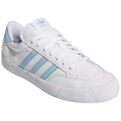 Adidas Nora Skateboarding Shoe White / Sky Blue