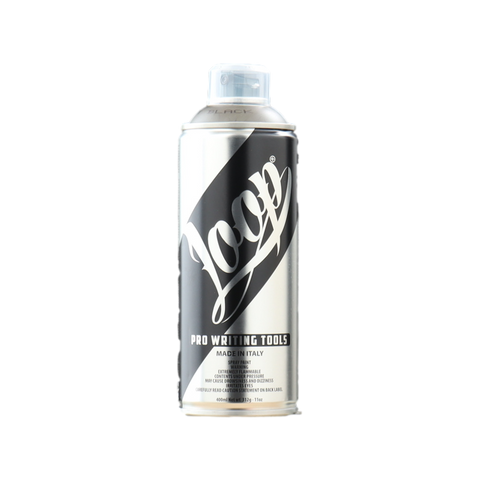 Loop Spray Paint 400ml - Transparent Techie Black