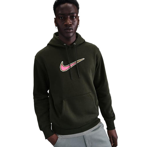Nike SB Club BB Hoodie Neo Varsity Olive / Pink