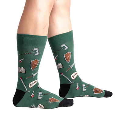 Sock it to Me "Adventure at Your Feet!" Mens Crew Socks