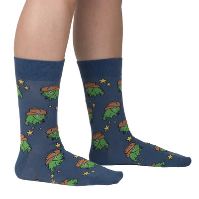 Sock it to Me "Yee Frog!" Mens Crew Socks