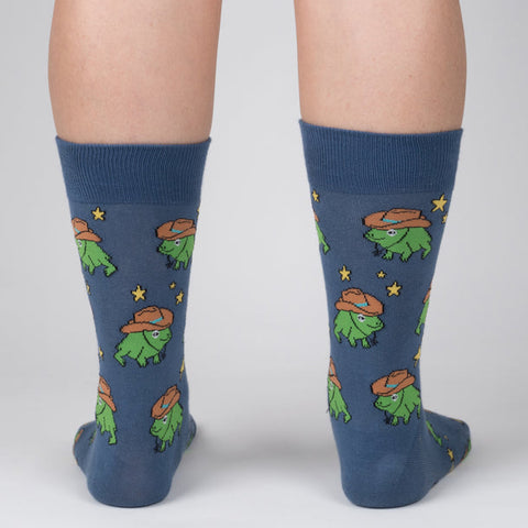 Sock it to Me "Yee Frog!" Mens Crew Socks