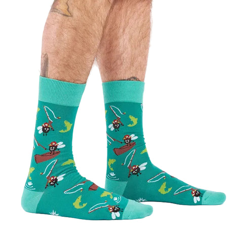 Sock it to Me "I'm Fly Fishing" Mens Crew Socks