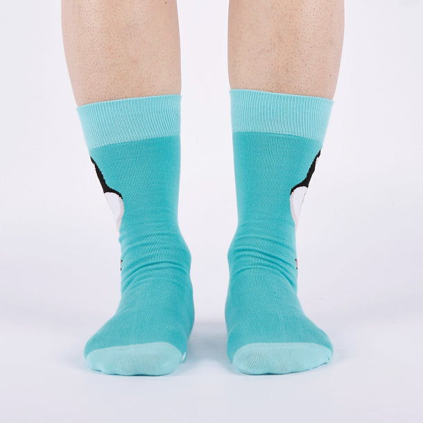 Sock it to Me "Puffin Awesome" Mens Crew Socks