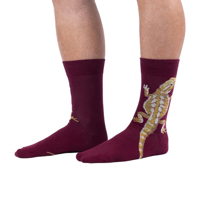 Sock it to Me "Bearded Dragon" Mens Crew Socks
