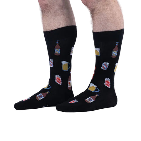 Sock it to Me "Ale Yeah!" Mens Crew Socks