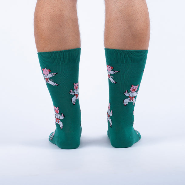 Sock it to Me "Pork Chop" Mens Crew Socks