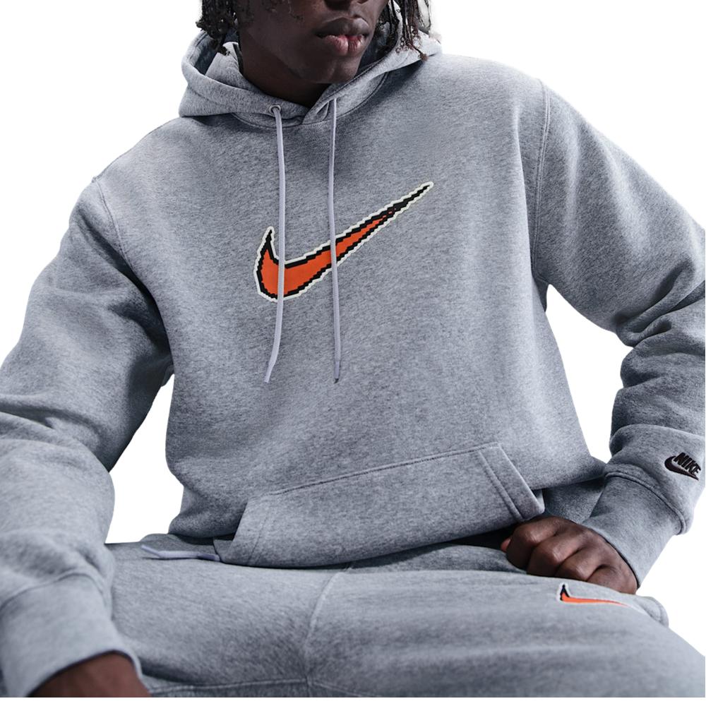 Nike SB Club BB Hoodie Neo Varsity Grey / Orange
